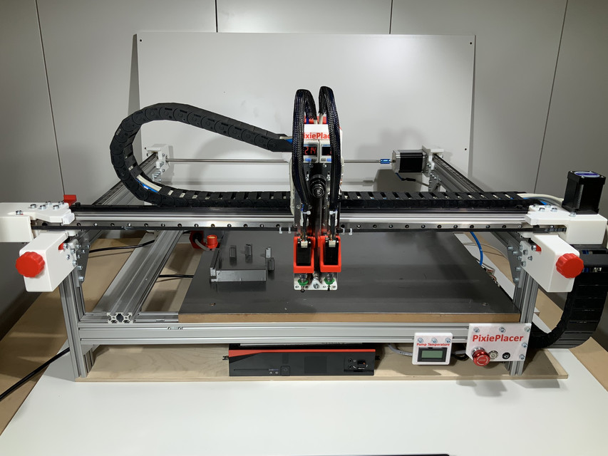 PixiePlacer OpenPnP Pick and Place Machine SMD Components | 3D CAD  