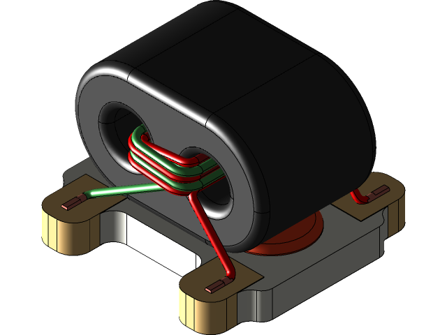 Macom BalUn Transformer Common Mode Choke 3D CAD Model, 40% OFF