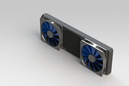  Koolance 30 FPI 3x 140mm Fan Copper Radiator