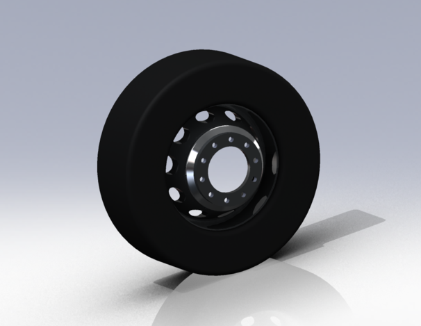 Truck Wheel and Tire