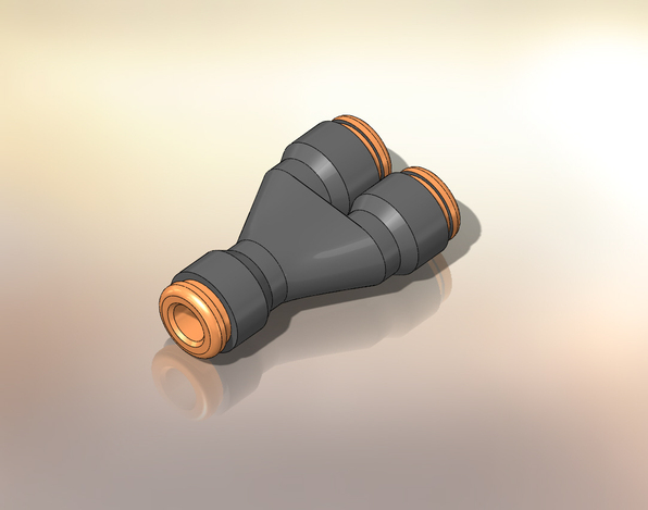 Y tube fitting 5/32