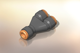 Y tube fitting 5/32