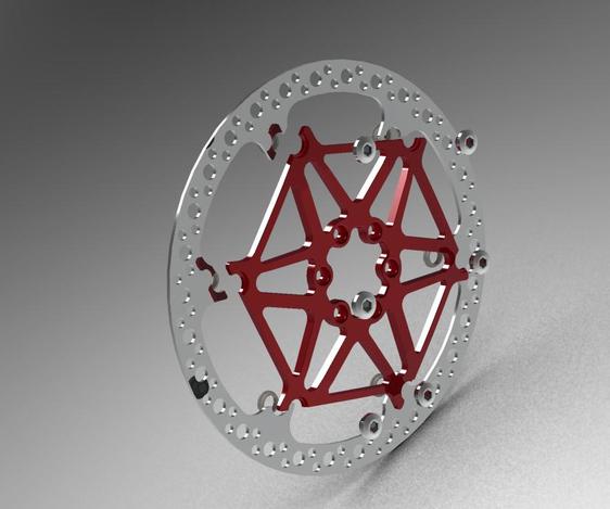 Disc Brake w floating rotor