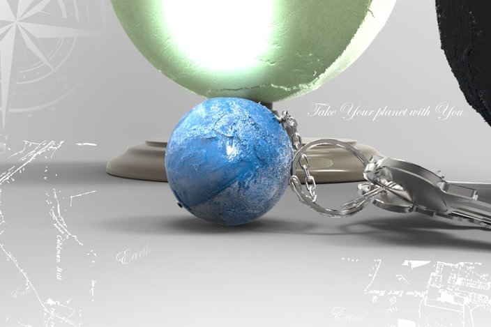 Real surface globe