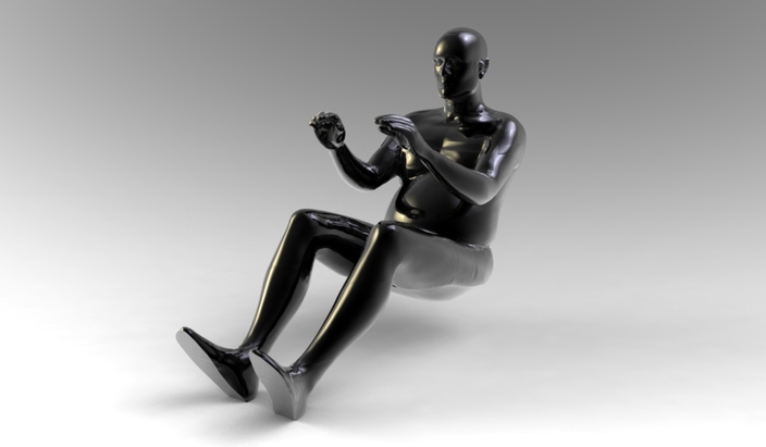 The male figure (Carl)