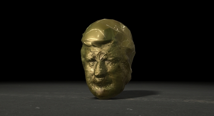 Face after 3D-Scan