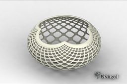 StereoSphere Bowl - Math Art by @Dizingof