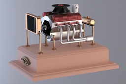 V8 Model Engine on 