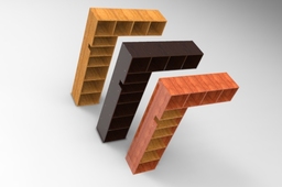 Corner Bookshelf