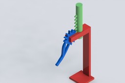 Rack & pinion lever