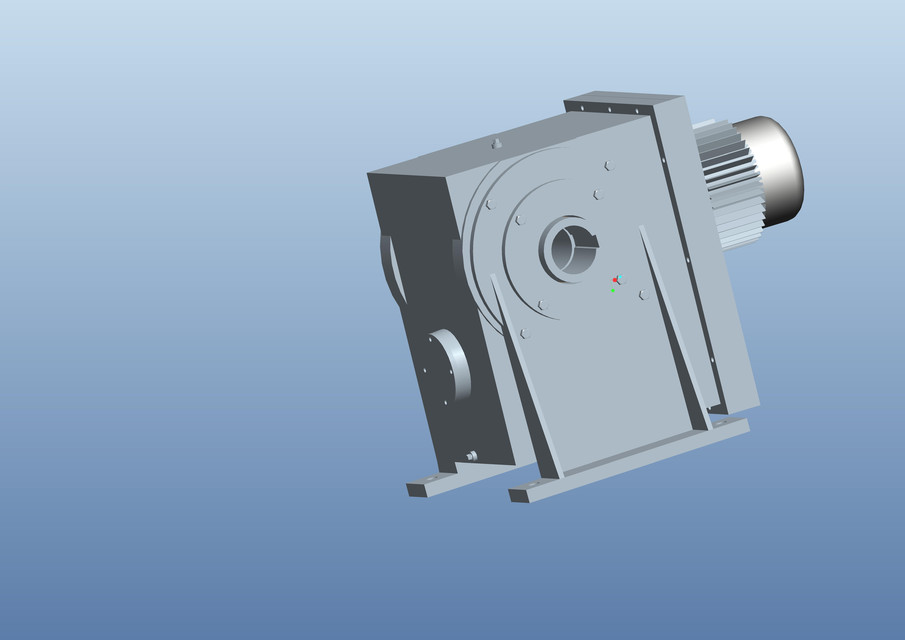 WORM-SPUR GEAR