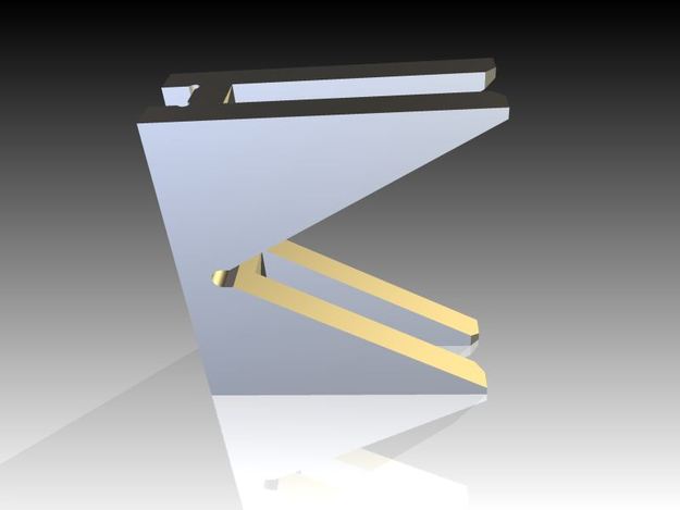Caliper Attachment for Measuring 3-Flute Cutters