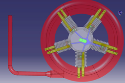 Radial Engine animation