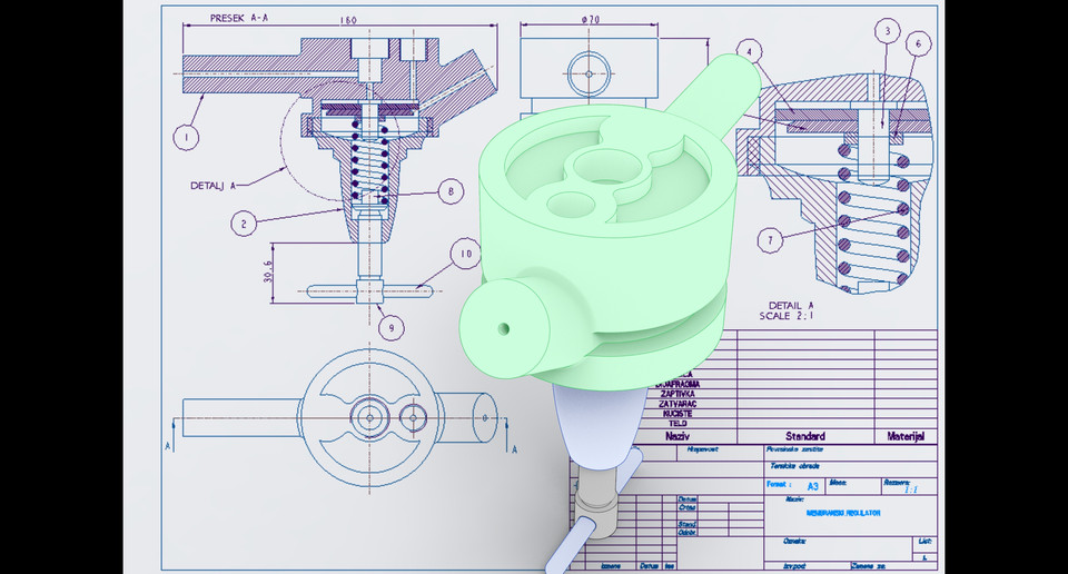 Diaphragm regulator