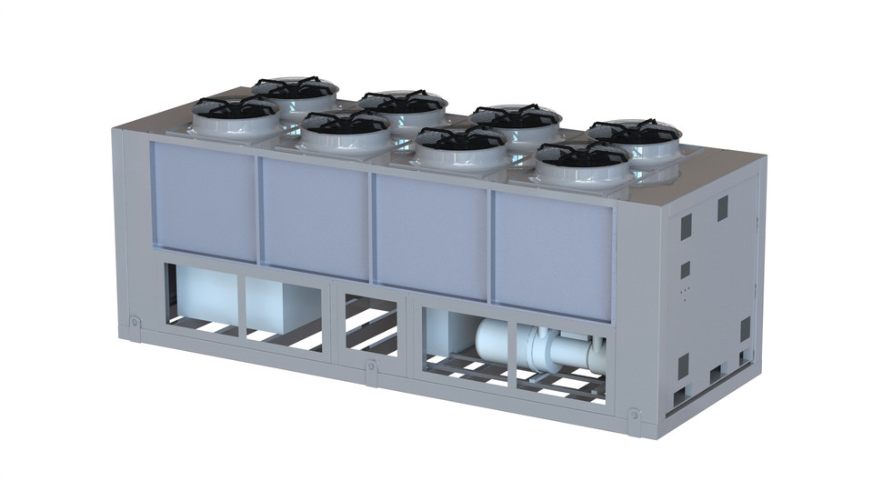 Chiller 3D CAD Model Library GrabCAD