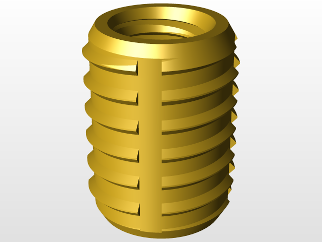 Threaded Insert Cad Free CAD Designs, Files & 3D Models | The GrabCAD Community Library