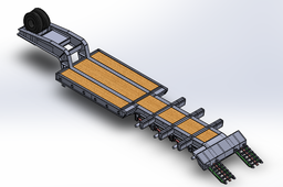 Low bed trailer