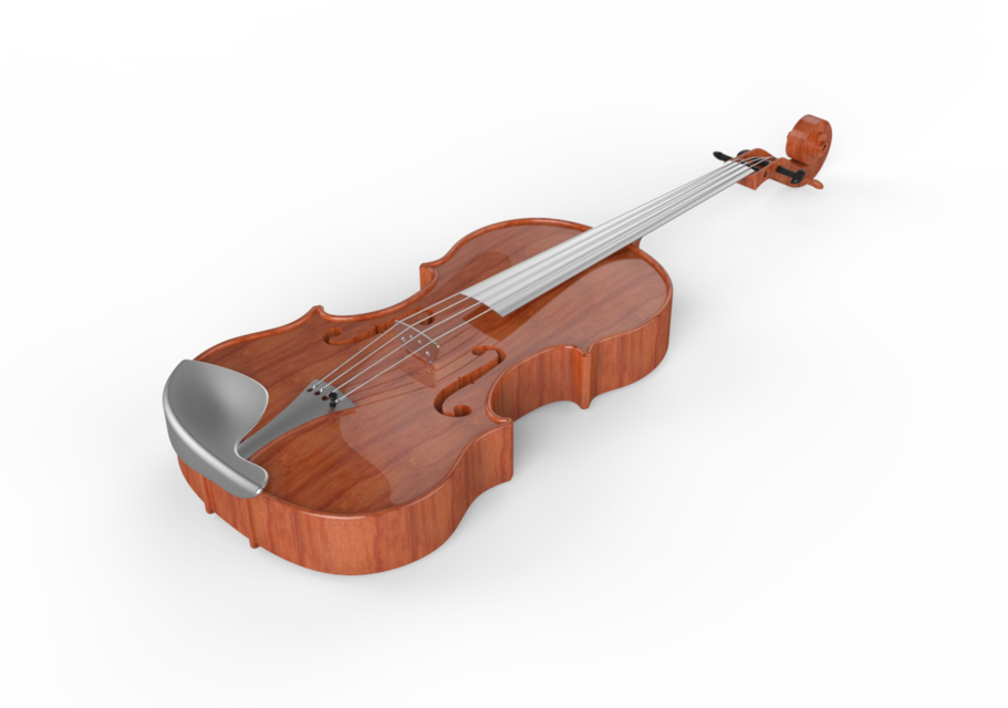 violin 3D CAD Model Library GrabCAD