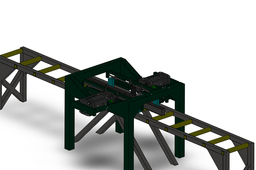 Straighten machine for metallic sections