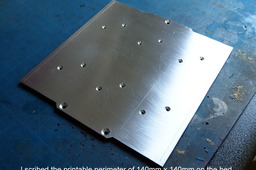 Replacement heated bed for Emaker Huxley
