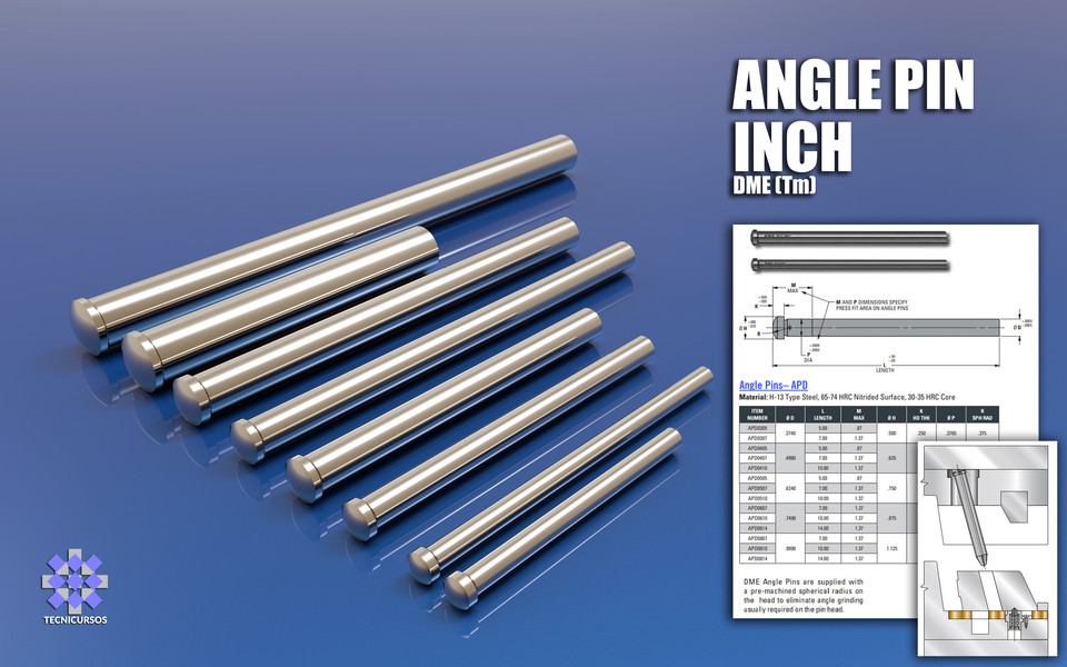 ANGLE PIN (INCH) 3D CAD Model Library GrabCAD