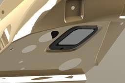 Koenigsegg Hood Release Handle Rev1