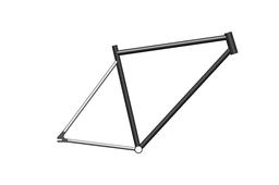 Fixed gear bicycle frame concept, Ruukki tubes