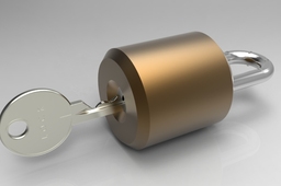 Padlock with internal mechanism