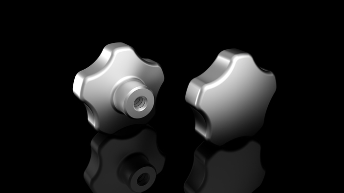 SMALL ALUMINIUM KNOB