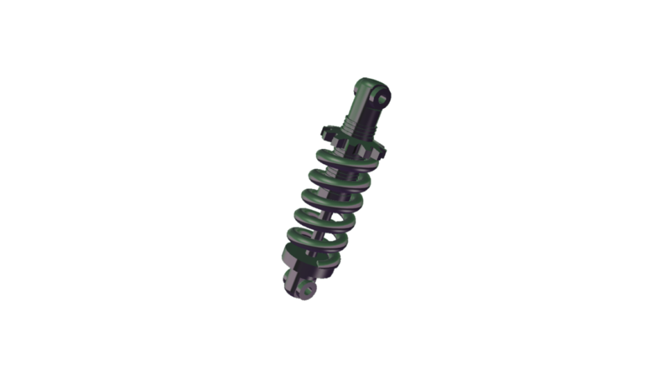 Shock Absorber Coil Spring 3D CAD Model Library GrabCAD