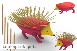 toothpick pots