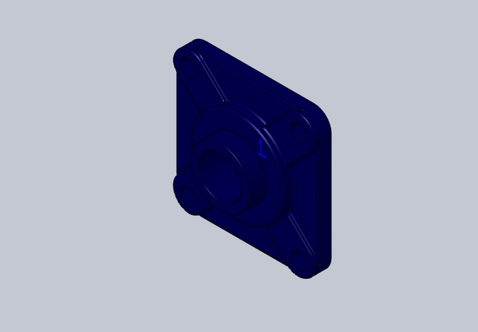 2-3/16" BORE 4-BOLT FLANGE BEARING