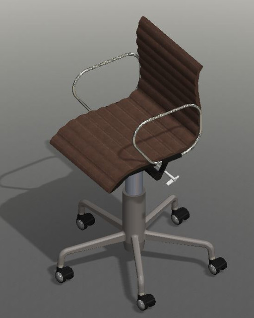 Office Chair 3D CAD Model Library GrabCAD