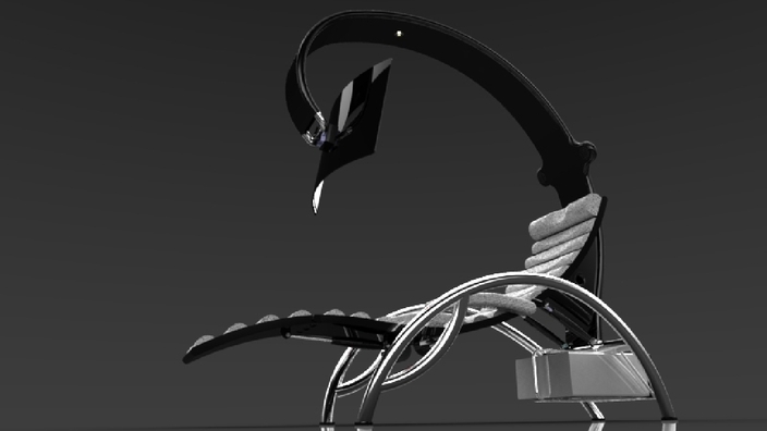 Ergonomic lounge chair