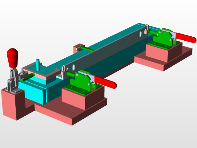 Fixture model for welding