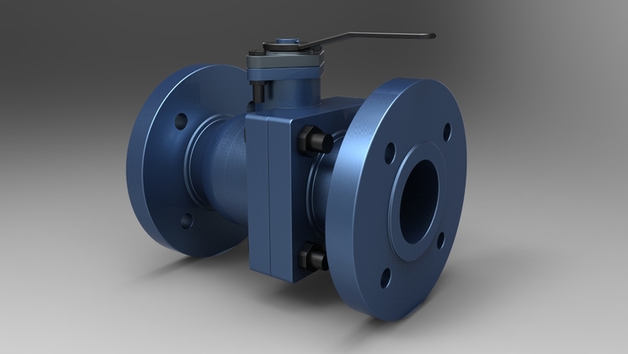 Floating ball valve