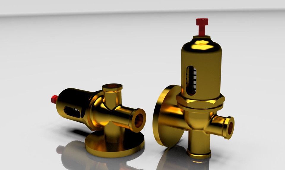 Cylinder relief valve 3D CAD Model Library GrabCAD