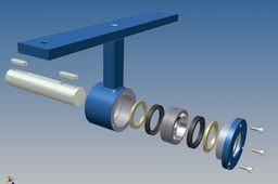 Screw conveyor middle joint hub