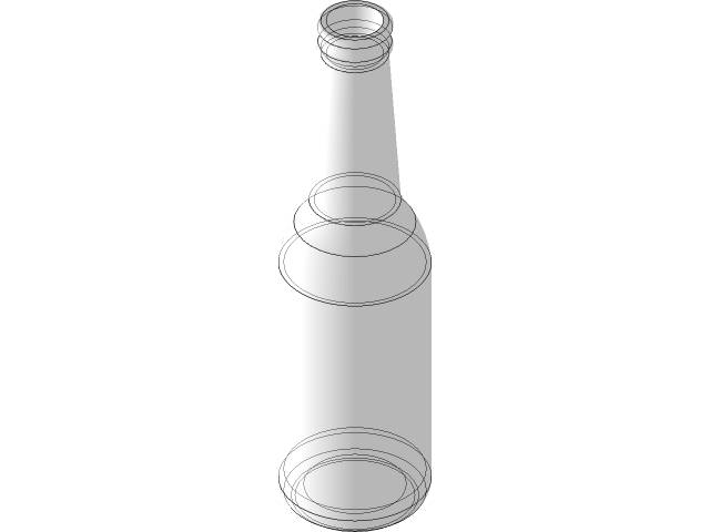 bottle 0.275 l glass