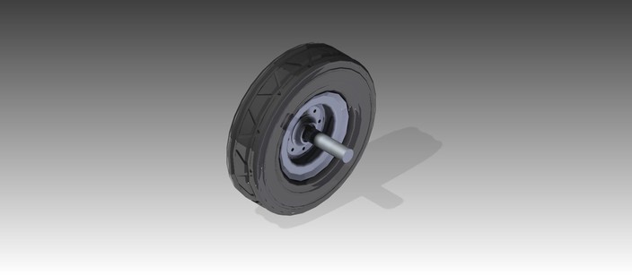 80 cm wheel & hub