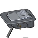 Koenigsegg hood release handle assy-B