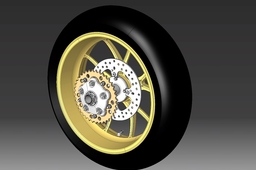 Ducati Monster 1100S Rear wheel