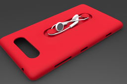 Nokia Lumia 820 earbuds holder
