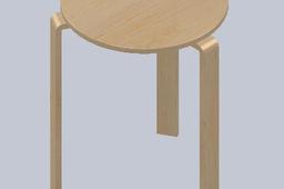 Maple kitchen stool