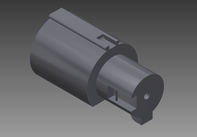 Font bolt part to Upper reciver, 6.8 mm remington spc