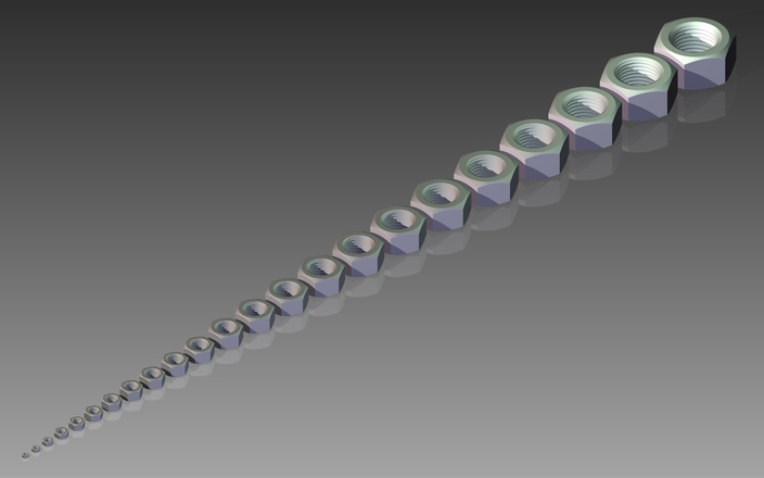 DIN 934 (M6M) nuts