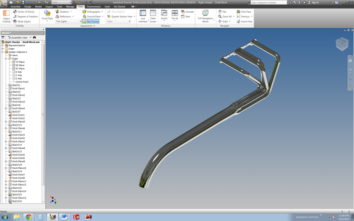 Small Block Header Assembly