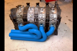 4 Rotor Wankel exhaust manifold