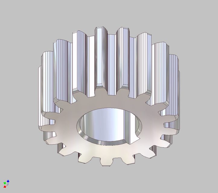 Metric Spur Gears 3D CAD Model Library GrabCAD