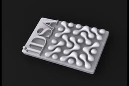 IDSA Lapel Pin 3D Texture